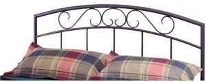 Hillsdale Wendell Contemporary Full Queen Metal Spindle Headboard in Black