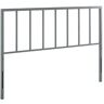 Modway Tatum Full Modern Style Powder Coated Iron Headboard in Gray