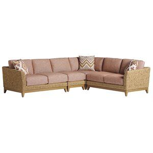 Tommy Bahama Home Tommy Bahama Los Altos Valley View Sectional in Aged Patina