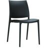 Compamia Maya Patio Dining Chair in Black