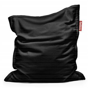 Fatboy Original Slim Teddy Soft Polyester Fabric Bean Bag in Anthracite Black