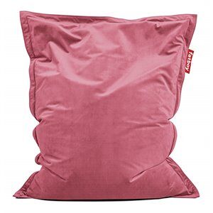 Fatboy Original Slim Velvet Fabric Bean Bag in Deep Blush Pink