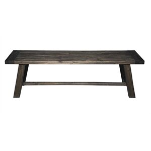 Alpine Furniture Newberry Wood Dining Bench in Salvaged Gray
