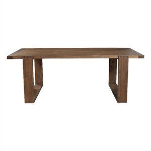 Alpine Furniture Ayala Wood Dining Table in Antique Cappuccino