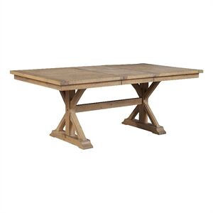 Alpine Furniture Arlo Wood Dining Table in Natural Brown
