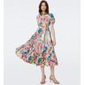 DVF - Queena Cotton Dress by Diane Von Furstenberg In Size: XXS