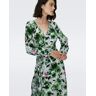 DVF - Leo Reversible Wrap Dress by Diane Von Furstenberg In Size: XXS