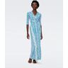 DVF - Abigail Silk Jersey Maxi Wrap Dress by Diane Von Furstenberg In Size: L