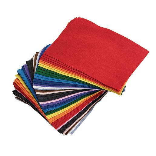 Colorations Colored Felt, 9" x 12" - 50 Sheets