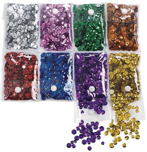 Colorations Super Sequin 8 Pack - 1 oz. Each