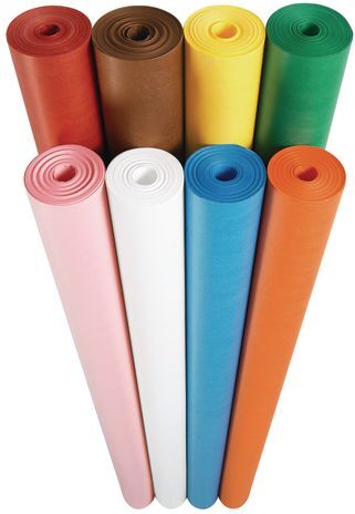 White Dual Surface Rolls - 48"x 200' by Rainbow Kraft