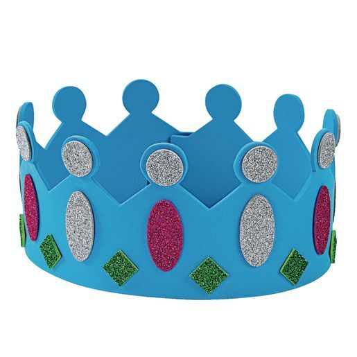 Colorations Dazzling Foam Crowns - Kit of 16