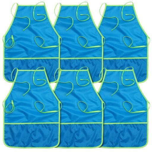 Colorations Waterproof Apron  Set of 6