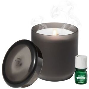 Lifelines Charcoal Flameless Candle Diffuser with ClickWick Essential Oil Blend by Lifelines