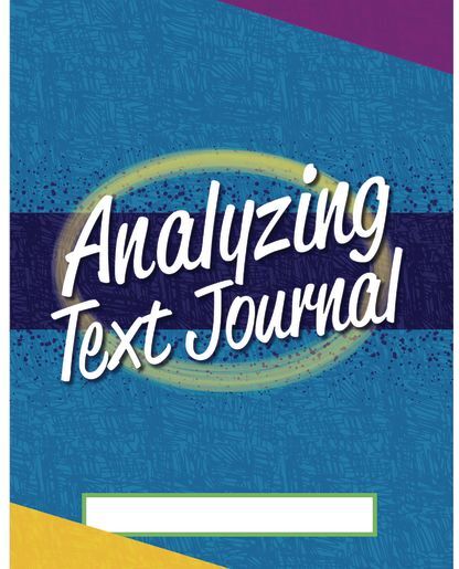 Really Good Stuff Analyzing Text Journals - Set of 12 by Really Good Stuff