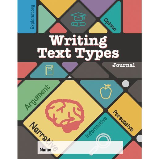 Really Good Stuff Writing Text Types Journals - Set of 12 by Really Good Stuff
