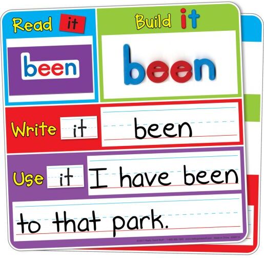 Really Good Stuff Magnetic Read, Build, And Write Boards with Magnetic Sight Words and Letters Kit by Really Good Stuff