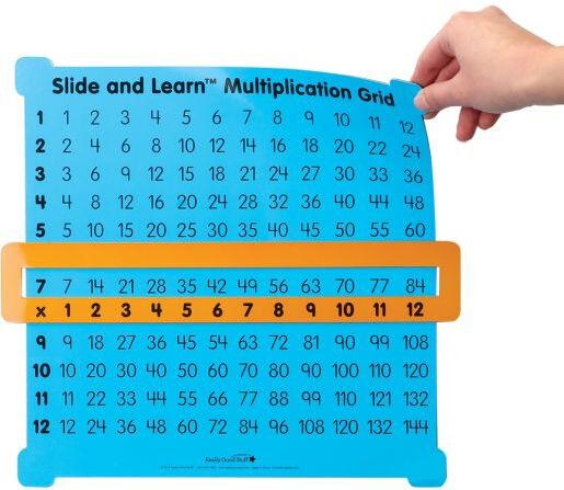 Magnetic Teacher Demonstration Multiplication Grid - 1 grid by Really Good Stuff