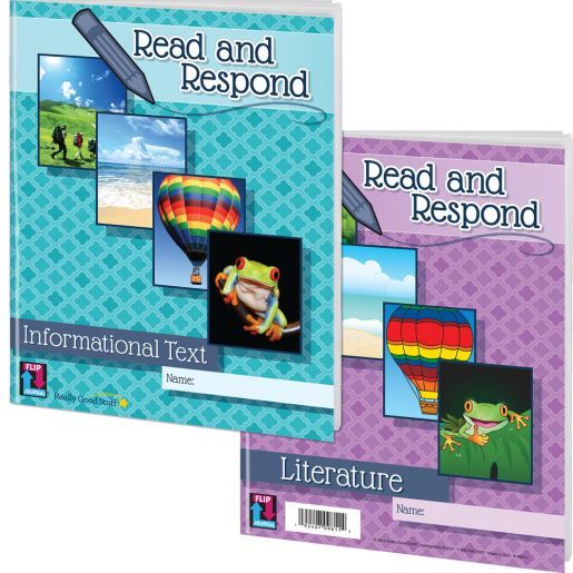 Read And Respond Flip Journals - 12 journals by Really Good Stuff