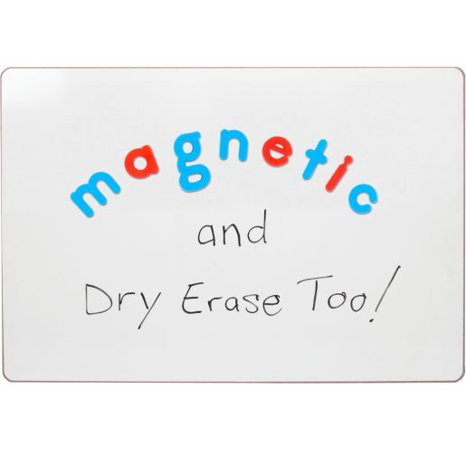 Really Good Stuff Write Again 18" X 12" Magnetic Dry Erase Board And Magnetic Letters - 1 board, 137 letters by Really Good Stuf