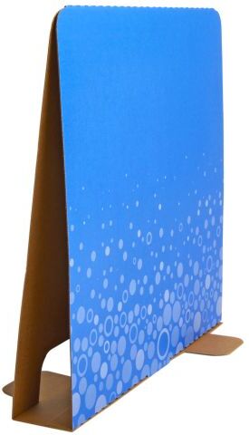 Really Good Stuff Tall Privacy Dividers - Blue Fizz! - Set Of 12 by Really Good Stuff