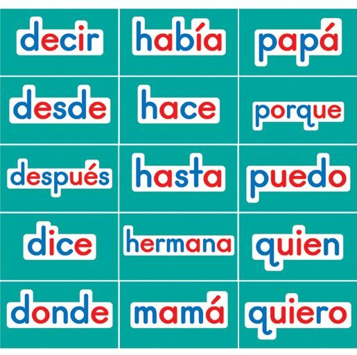 Spanish Magnetic High-Frequency Words Set 1 by Really Good Stuff