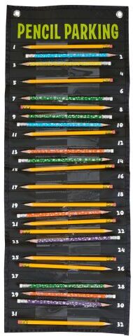 Pencil Solution Pocket Chart - 1 pocket chart by Really Good Stuff