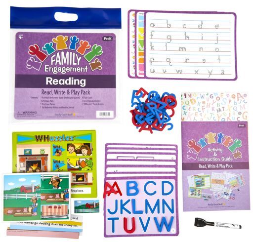 Family Engagement Reading - Read, Write and Play Pack - PreK by Really Good Stuff