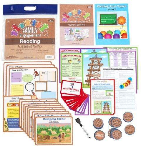 Family Engagement Reading - Read, Write and Play Pack -Upper Grades by Really Good Stuff