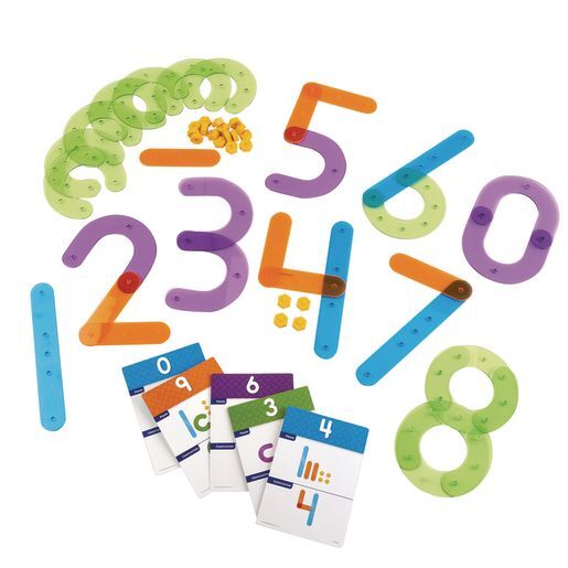 Number Construction Set - 55 Pieces by Learning Resources