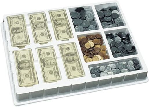 Play Money Coins and Bills Deluxe Set by Learning Resources