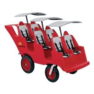 Angeles "Fat Tire" Bye-Bye Buggy with Gray Seat Pads - 6-Passenger