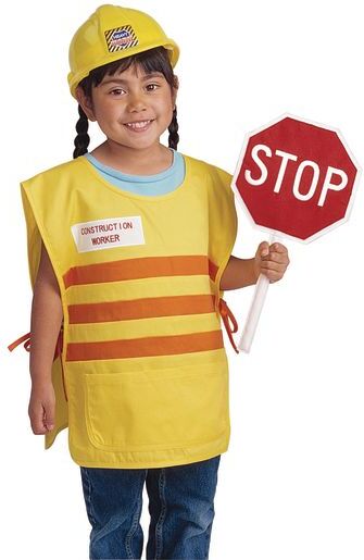 Construction Vest and Stop Sign by Excellerations