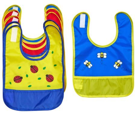 Excellerations Waterproof Insect Bibs - Set of 6