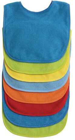 Bright Terry Cloth Bibs Set of 8 by Neat Solutions