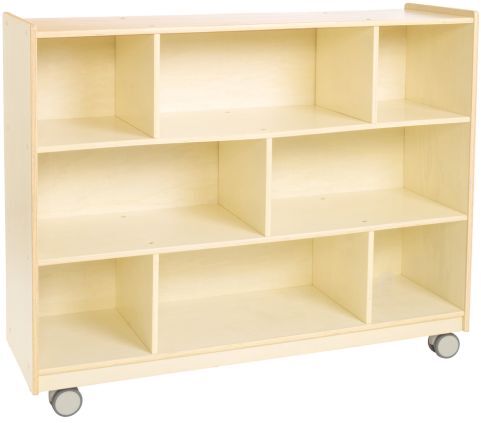 Environments Mobile 36"H 3-Shelf Storage - Ready to Assemble by Environments