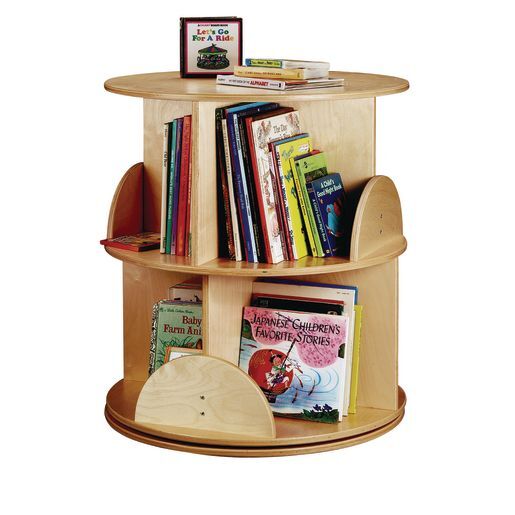 Two-Level Carousel Book Stand by Whitney Brothers