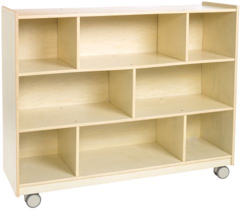 Environments Mobile 36"H 3-Shelf Storage - Assembled by Environments