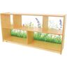 Nature View Acrylic Back Cabinet - 24" High by Whitney Brothers