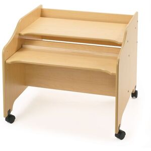 Angeles Value Line Mobile Computer Desk with Casters