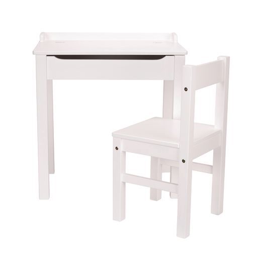 Photos - Kids Furniture Melissa&Doug Lift-Top Desk with Chair - White by Melissa & Doug 30231 