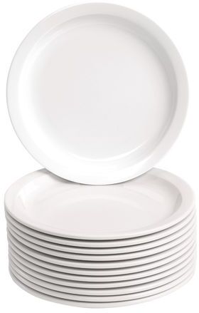 Dozen 7.5" Melamine Plates by Discount School Supply