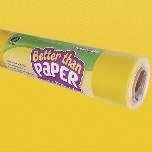 Better Than Paper Bulletin Board Rolls U+2013 Yellow - 1 roll by Really Good Stuff