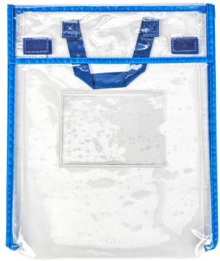 Really Good Stuff Store More Large Clear Book Pouch Cool and Calm - 36 Pack by Really Good Stuff