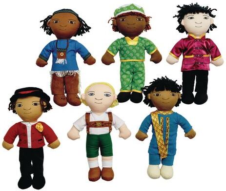 Excellerations World Friend Dolls - Set of 6 Boys