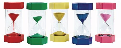 Excellerations Sand Timers - Set of 5