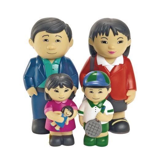 Excellerations Our Soft Family Dolls Asian - Set of 4