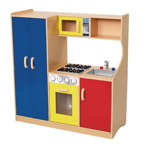 Bright & Stylish Play Kitchen by Excellerations