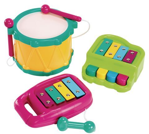 Toddler 3-in-1 Musical Set by Red Box Toy Factory