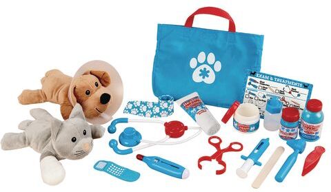 Exam and Treat Pet Vet Play Set 24 Pcs. by Melissa & Doug